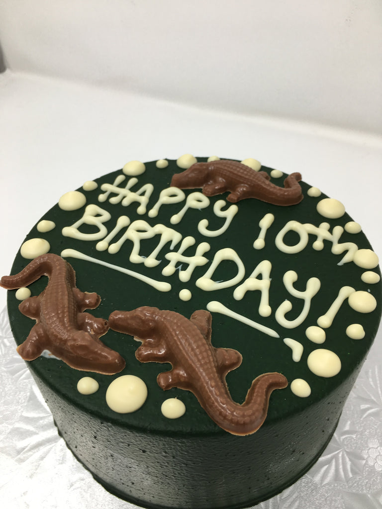 Crocodile Smash Cake