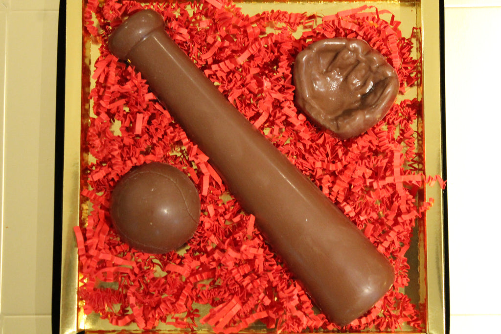 Chocolate Baseball Set