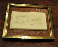 Corporate Logo Chocolate Plaque